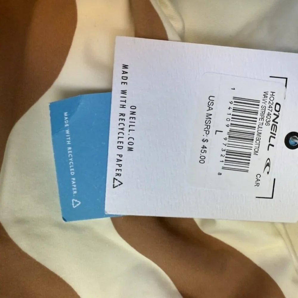 O’Neill Women’s High Waist Bikini Bottom Size L